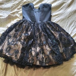 Vintage Jessica Mcclintock for Gunne Sax Black Dress Size 4